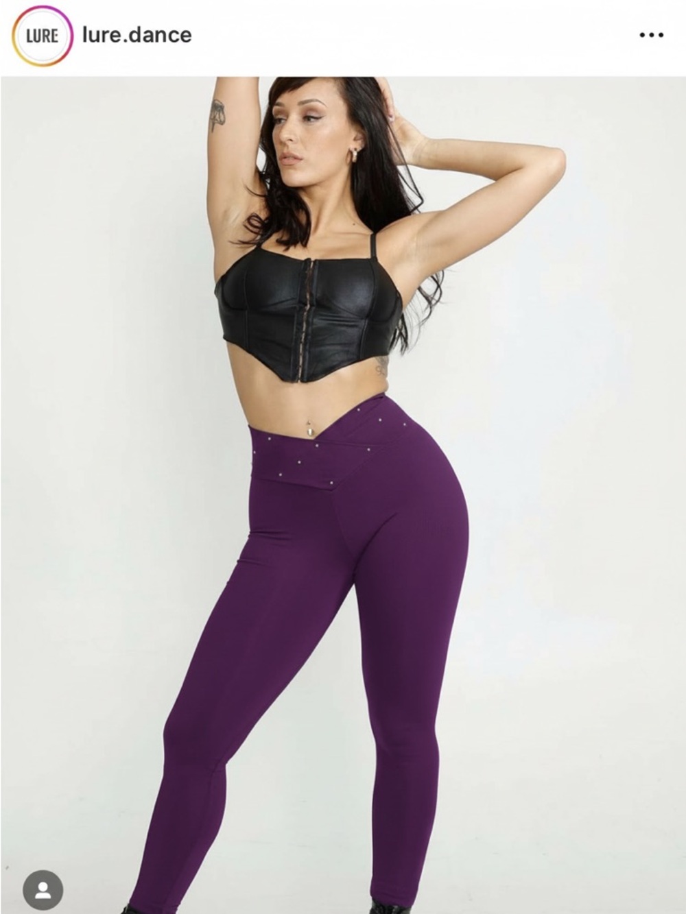 Lure Fitness tear drop leggings